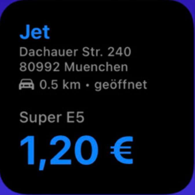 Fuelprice Widget